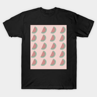 Watermelon Slices Pattern T-Shirt